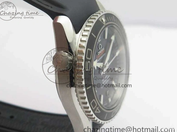 1221 Planet Ocean Pro Ceramic Bezel 45mm 1:1 OMF Best Edition On Rubber Strap A8500 (Black Balance Wheel) MoistureWicking 8136